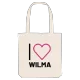 I love Wilma tote bag large print