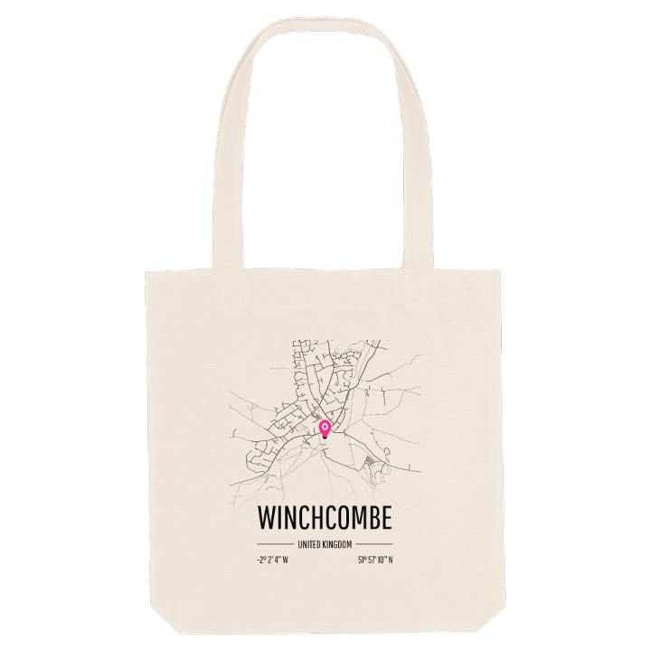 Winchcombe map tote bag – tote bag from PinShirt