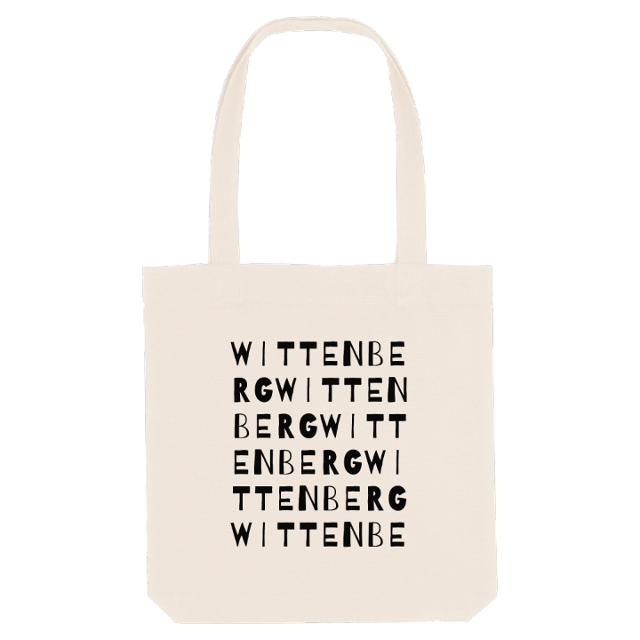 Wittenberg wordplay tote bag – tote bag from PinShirt