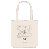 Yate map tote bag