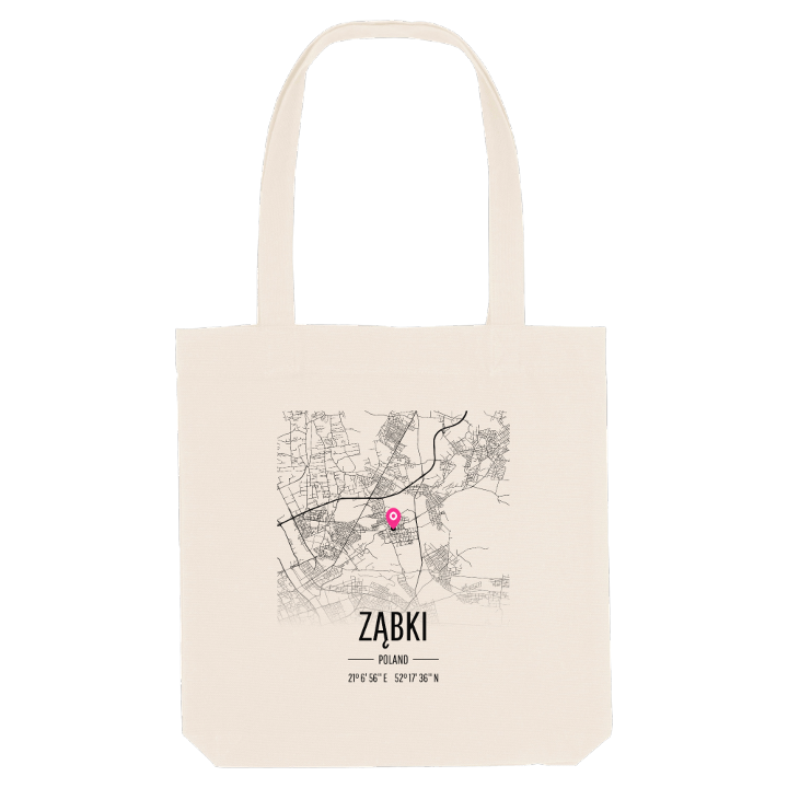 Ząbki map tote bag – tote bag from PinShirt
