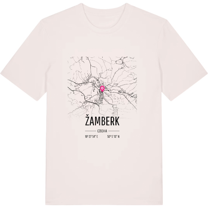 Žamberk map t-shirt – t-shirt from PinShirt