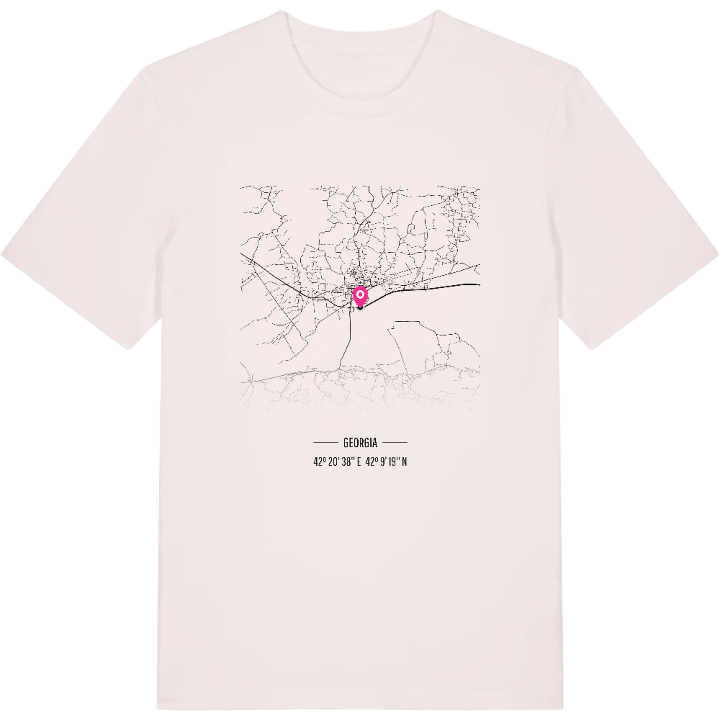 სამტრედია map t-shirt – t-shirt from PinShirt