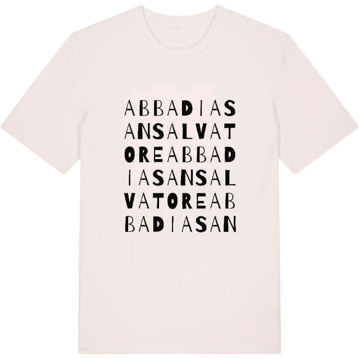 Abbadia San Salvatore wordplay t-shirt – t-shirt from PinShirt