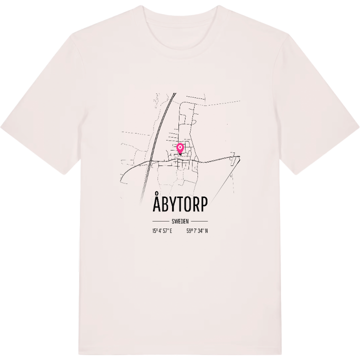 Åbytorp map t-shirt – t-shirt from PinShirt