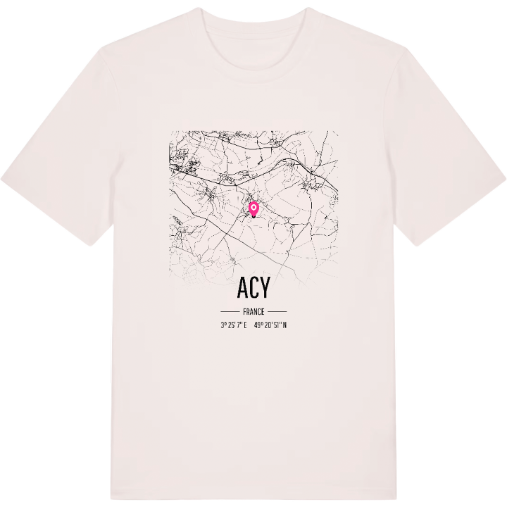 Acy map t-shirt – t-shirt from PinShirt