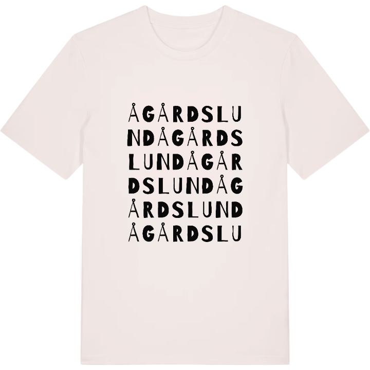 Ågårdslund wordplay t-shirt – t-shirt from PinShirt
