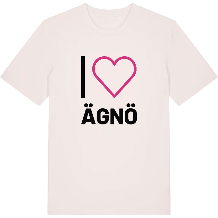 I love Ägnö t-shirt large print – t-shirt from PinShirt
