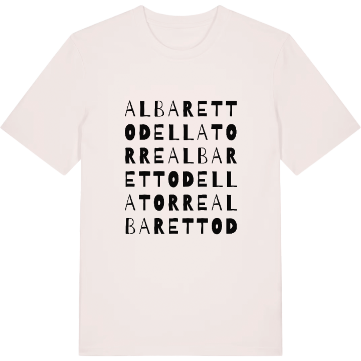 Albaretto della Torre wordplay t-shirt – t-shirt from PinShirt
