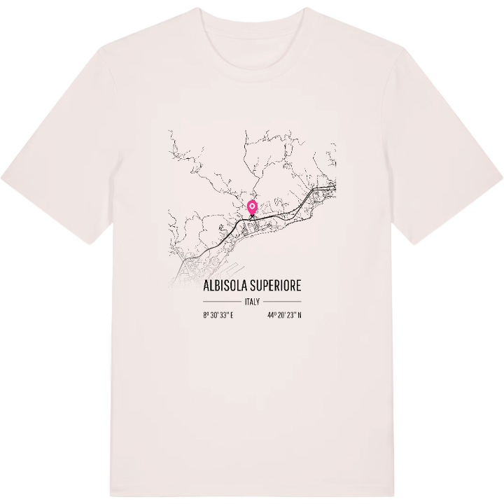 Albisola Superiore map t-shirt – t-shirt from PinShirt