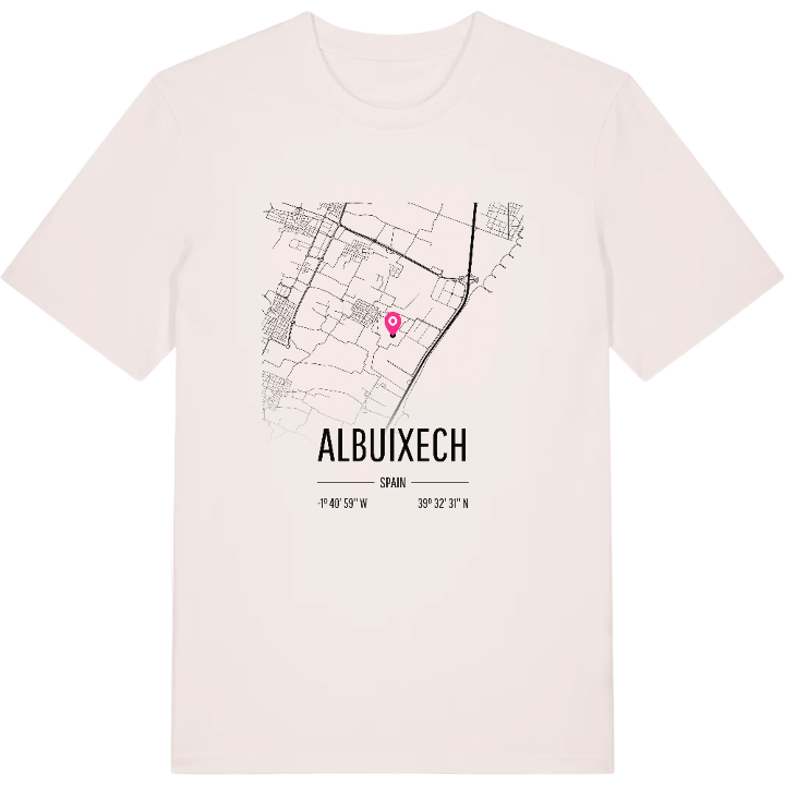 Albuixech map t-shirt – t-shirt from PinShirt