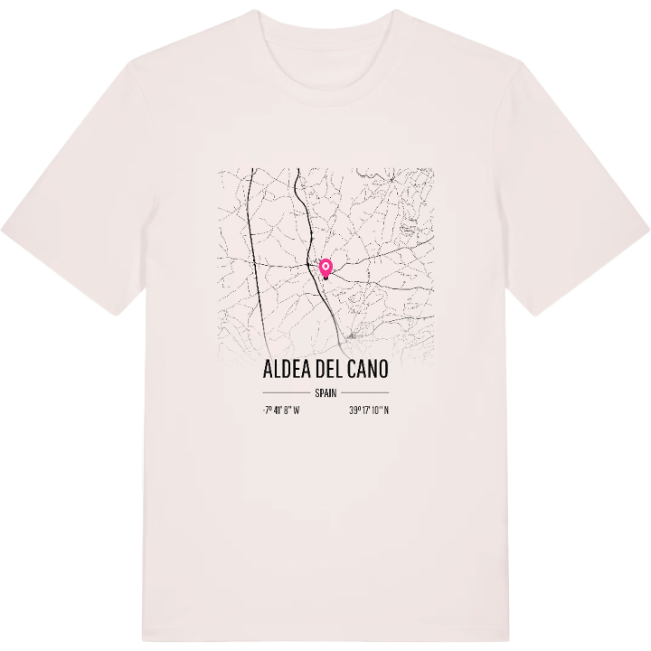 Aldea del Cano map t-shirt – t-shirt from PinShirt