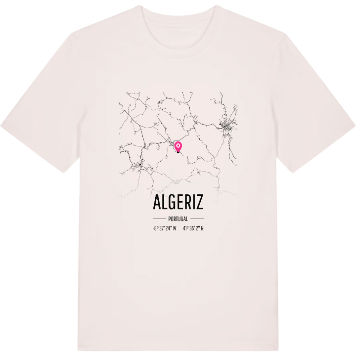 Algeriz map t-shirt – t-shirt from PinShirt