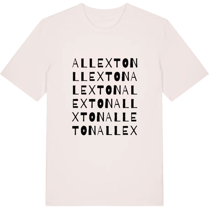 Allexton wordplay t-shirt – t-shirt from PinShirt