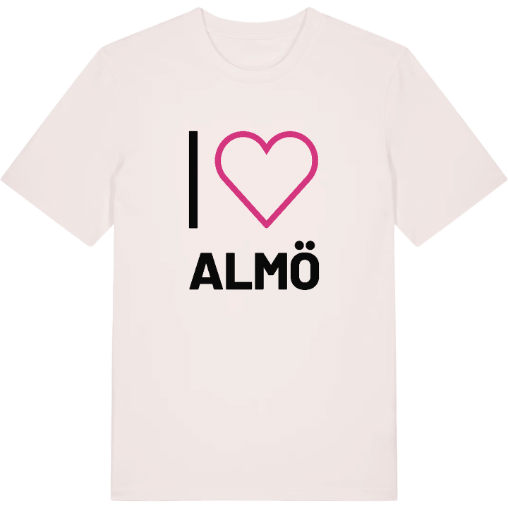 I love Almö t-shirt large print – t-shirt from PinShirt