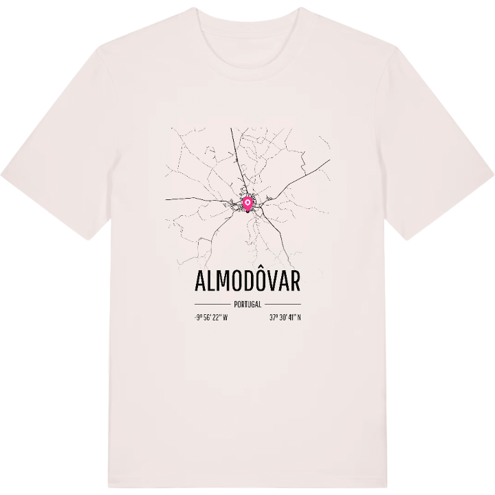 Almodôvar map t-shirt – t-shirt from PinShirt