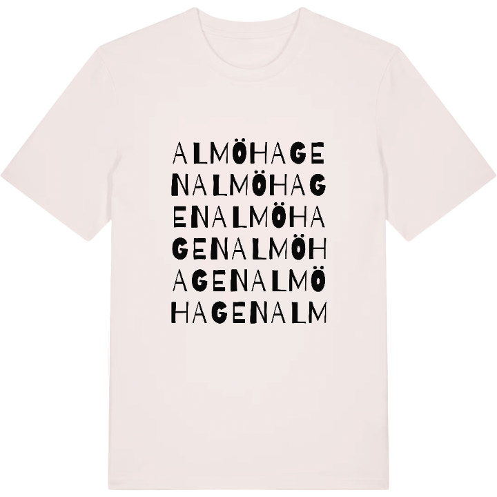 Almöhagen wordplay t-shirt – t-shirt from PinShirt