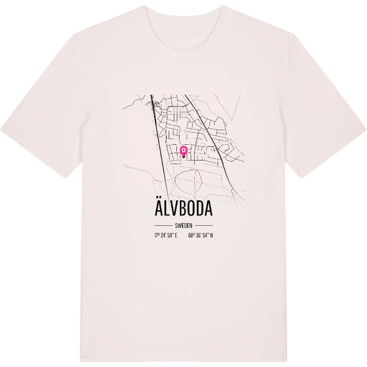 Älvboda map t-shirt – t-shirt from PinShirt