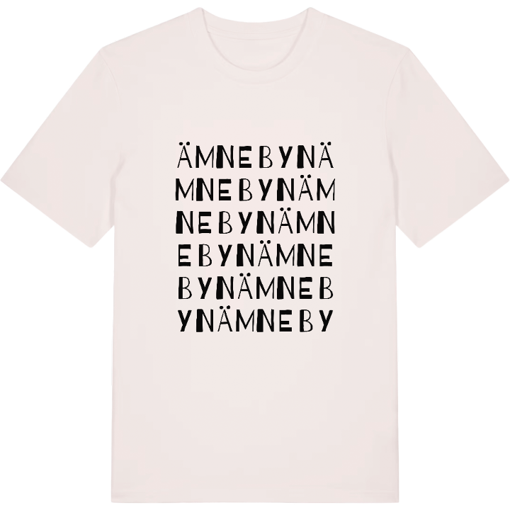 Ämnebyn wordplay t-shirt – t-shirt from PinShirt
