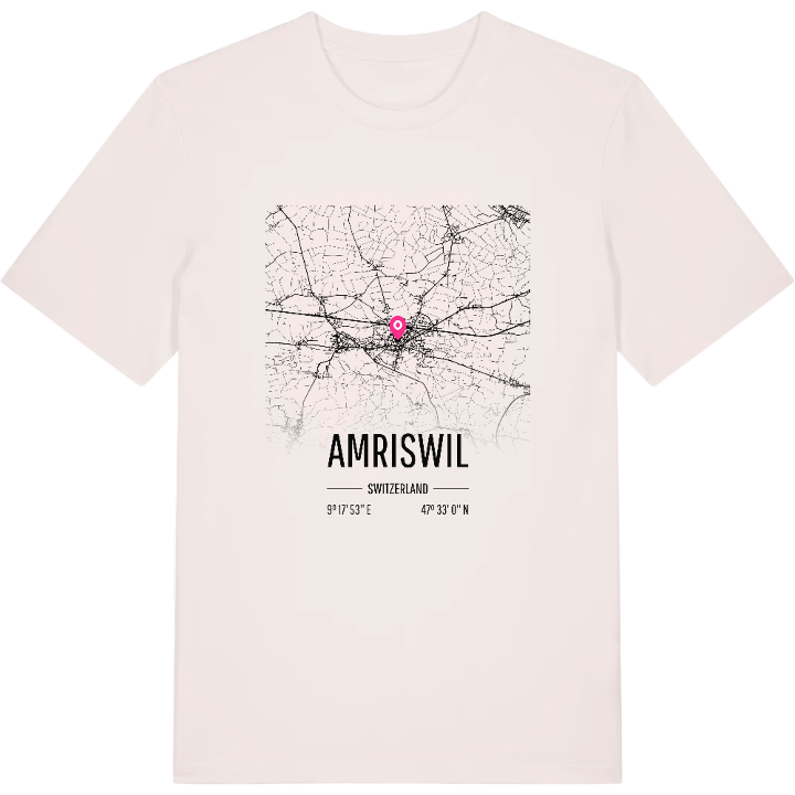 Amriswil map t-shirt – t-shirt from PinShirt