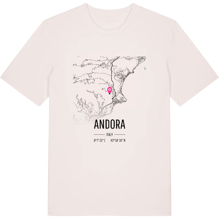 Andora map t-shirt – t-shirt from PinShirt