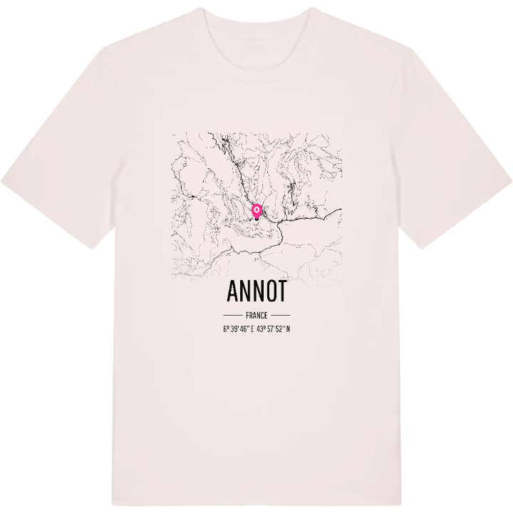 Annot map t-shirt – t-shirt from PinShirt