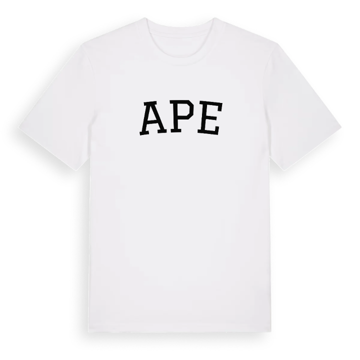 Ape böjd t-shirt – t-shirt from PinShirt