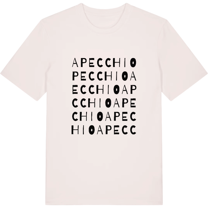 Apecchio wordplay t-shirt – t-shirt from PinShirt
