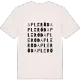 Apleröd ordlek t-shirt