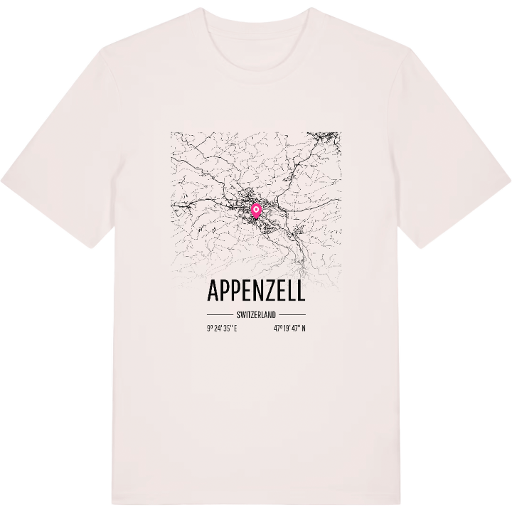 Appenzell map t-shirt – t-shirt from PinShirt