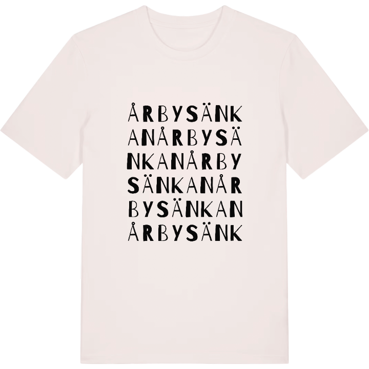 Årbysänkan wordplay t-shirt – t-shirt from PinShirt