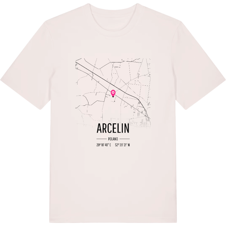 Arcelin map t-shirt – t-shirt from PinShirt