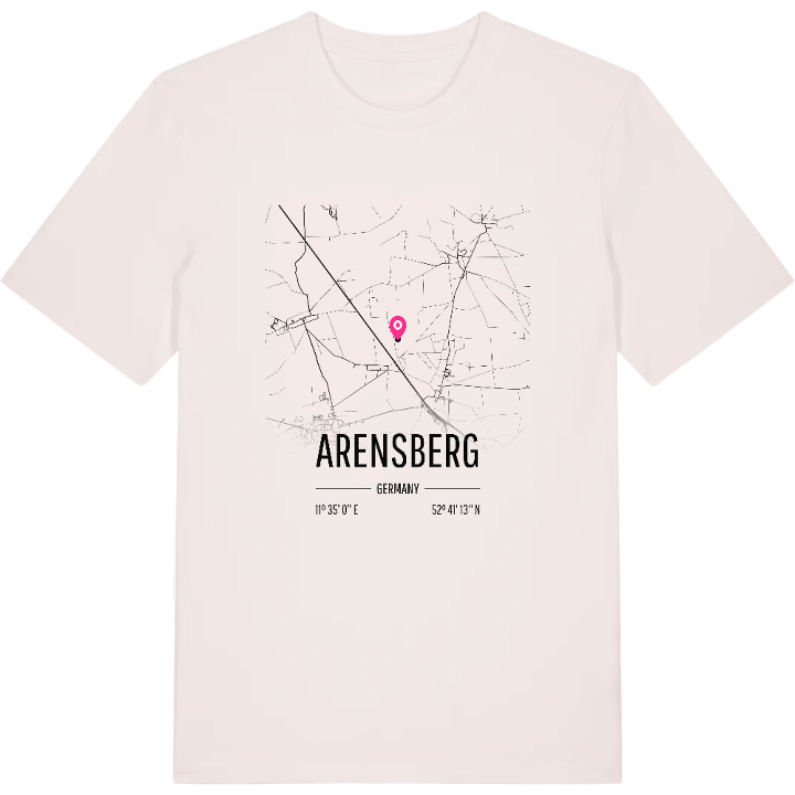 Arensberg map t-shirt – t-shirt from PinShirt