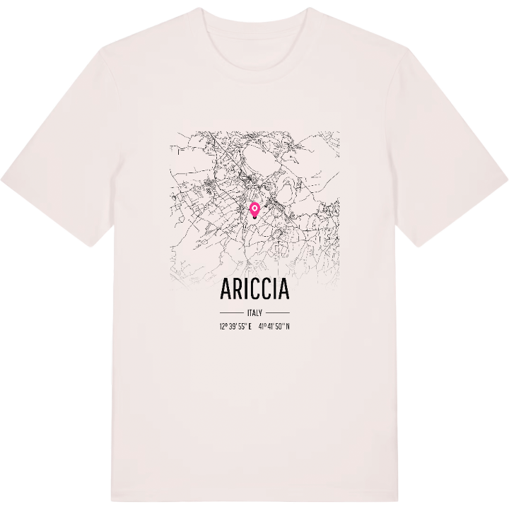 Ariccia map t-shirt – t-shirt from PinShirt