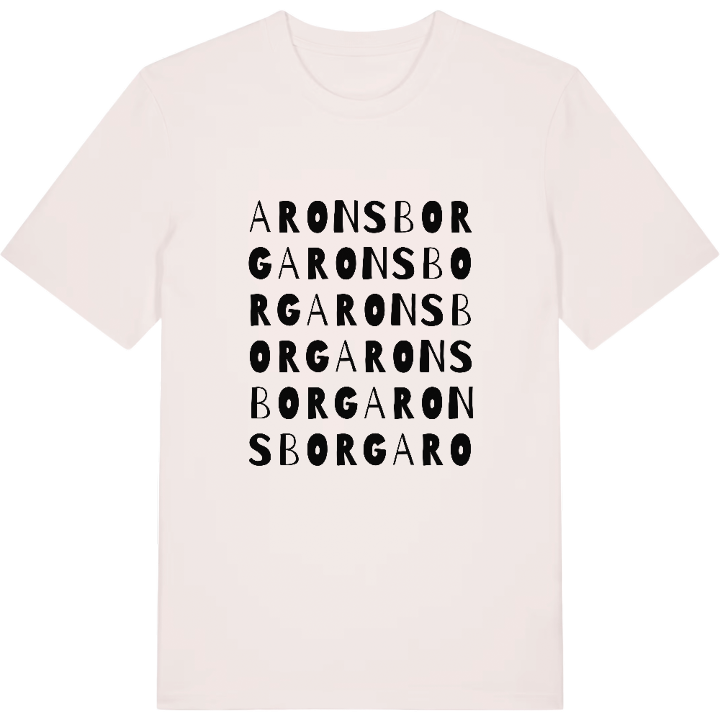 Aronsborg wordplay t-shirt – t-shirt from PinShirt