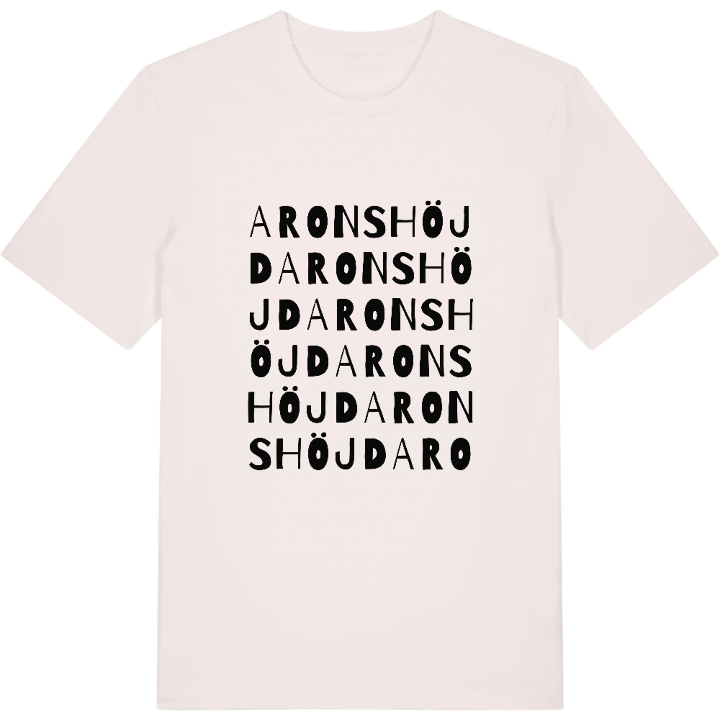 Aronshöjd wordplay t-shirt – t-shirt from PinShirt