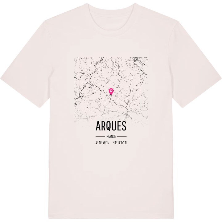 Arques map t-shirt – t-shirt from PinShirt