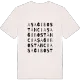 Aşağıbostancı wordplay t-shirt