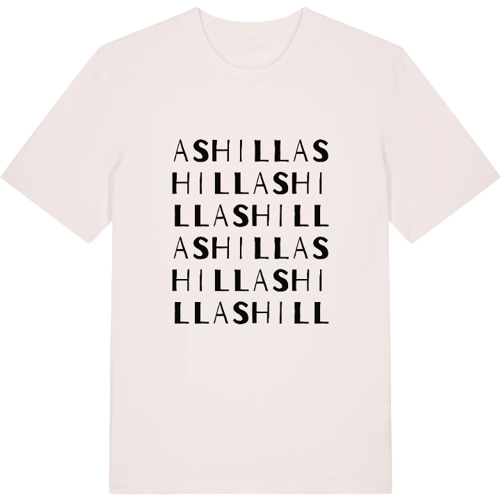 Ashill wordplay t-shirt – t-shirt from PinShirt