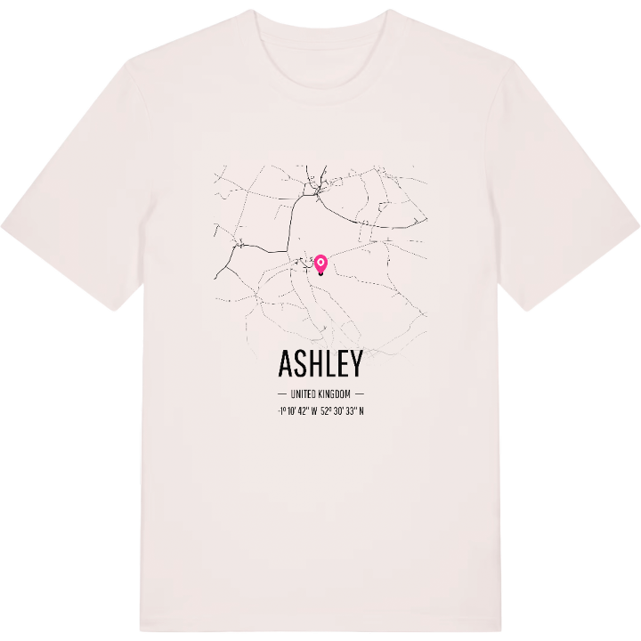 Ashley map t-shirt – t-shirt from PinShirt