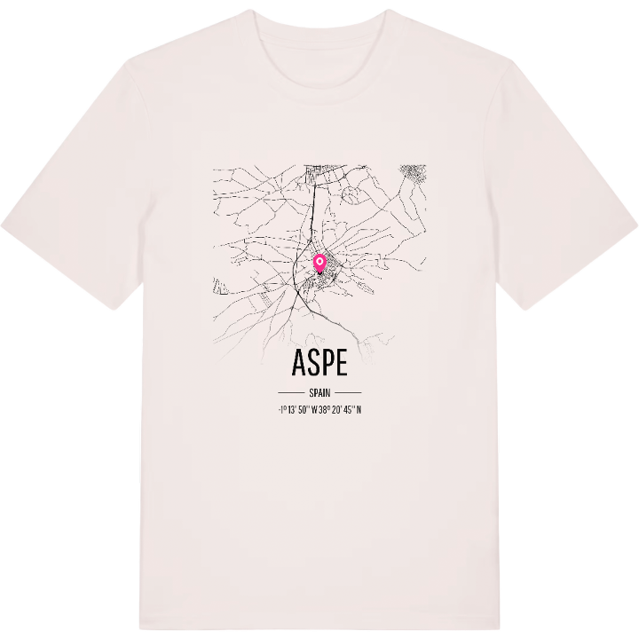 Aspe map t-shirt – t-shirt from PinShirt