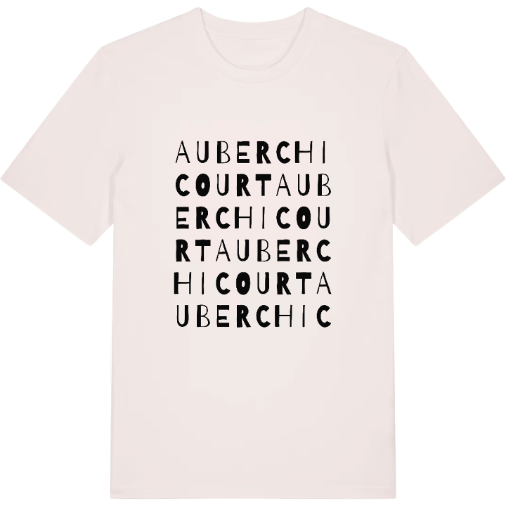 Auberchicourt wordplay t-shirt – t-shirt from PinShirt