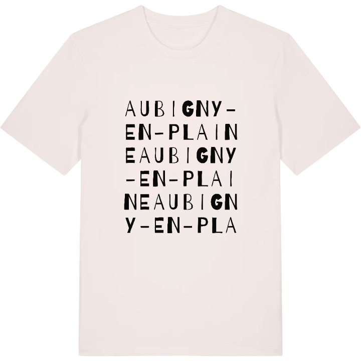 Aubigny-en-Plaine wordplay t-shirt – t-shirt from PinShirt