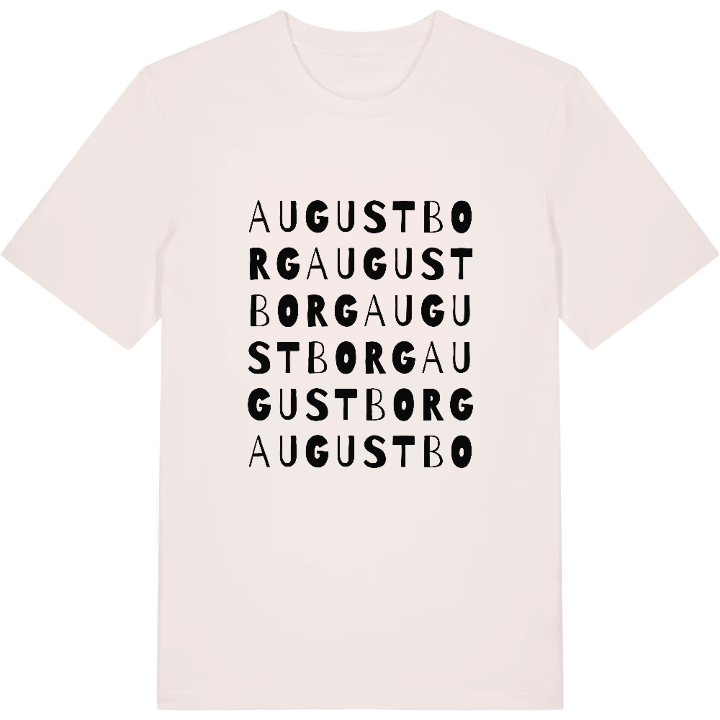 Augustborg wordplay t-shirt – t-shirt from PinShirt