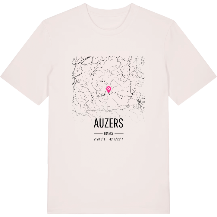 Auzers map t-shirt – t-shirt from PinShirt