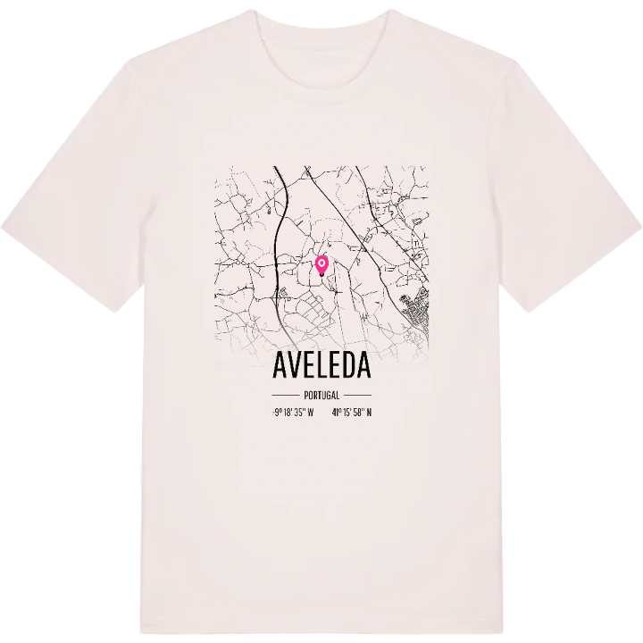 Aveleda map t-shirt – t-shirt from PinShirt