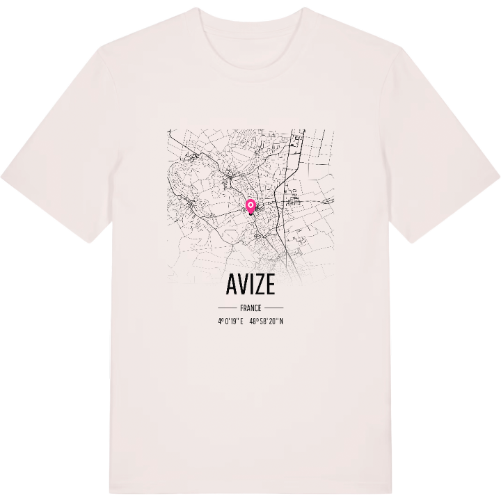 Avize map t-shirt – t-shirt from PinShirt