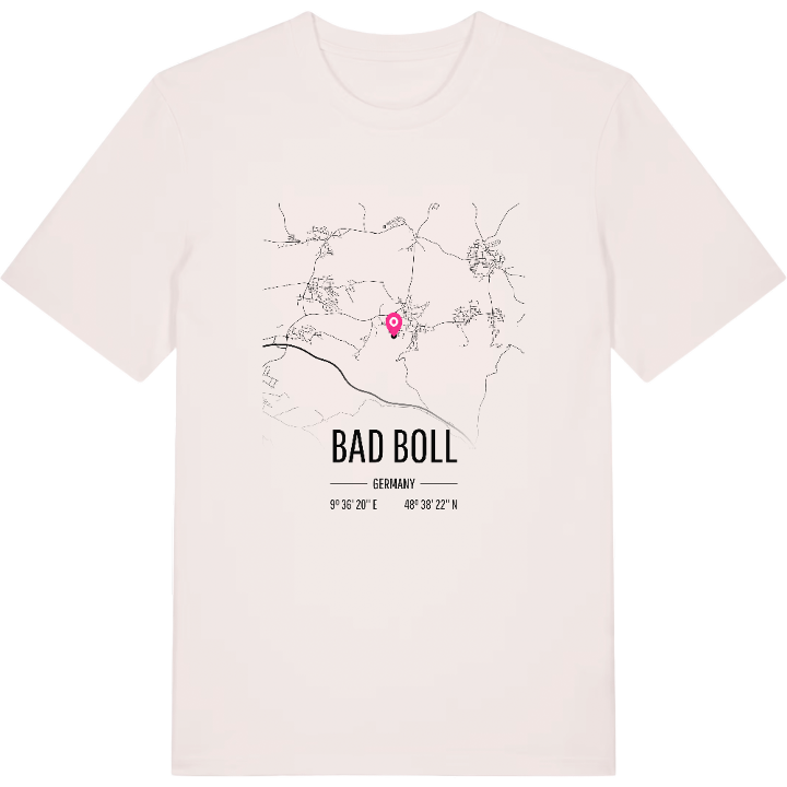 Bad Boll map t-shirt – t-shirt from PinShirt