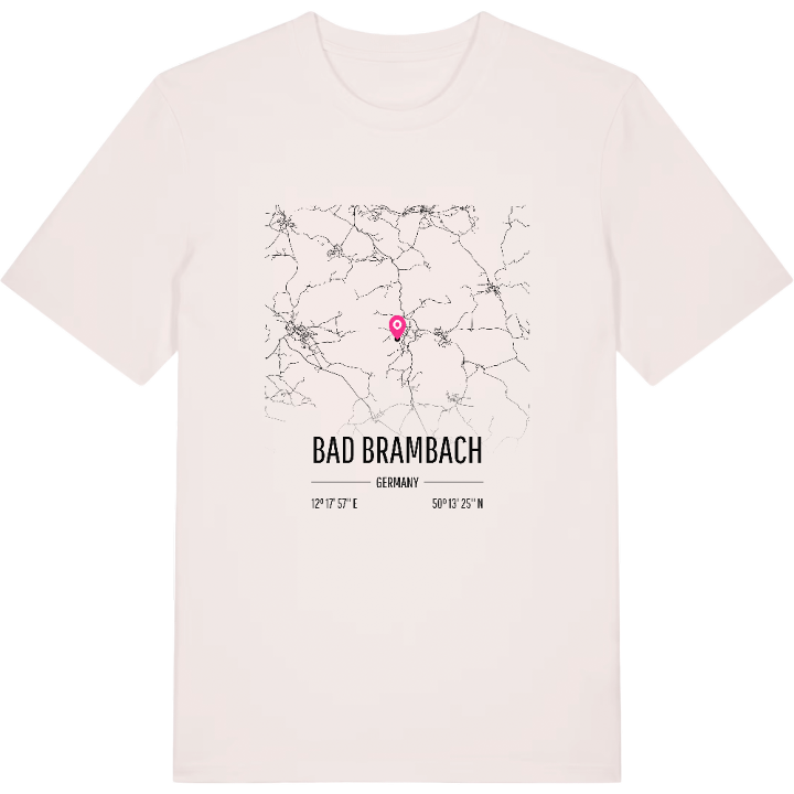 Bad Brambach map t-shirt – t-shirt from PinShirt