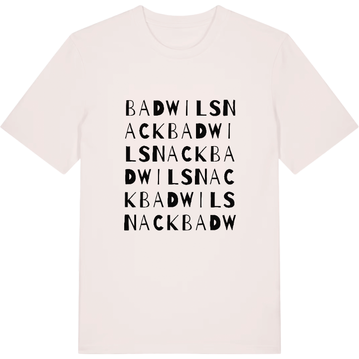 Bad Wilsnack wordplay t-shirt – t-shirt from PinShirt